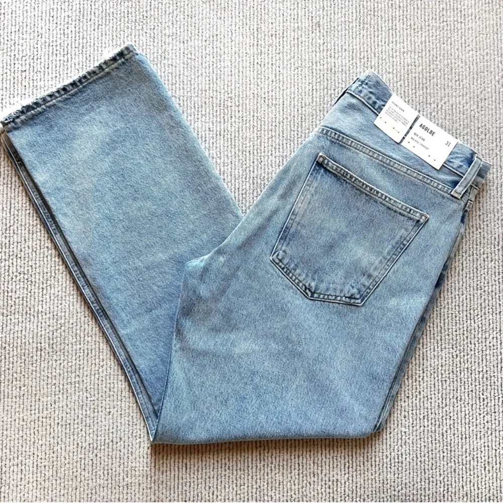 NWT Agolde Mia Mid Rise Straight jeans size 31 Revolve
